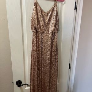 Rose gold dress